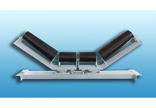 錐形全自動上調(diào)心托輥組
